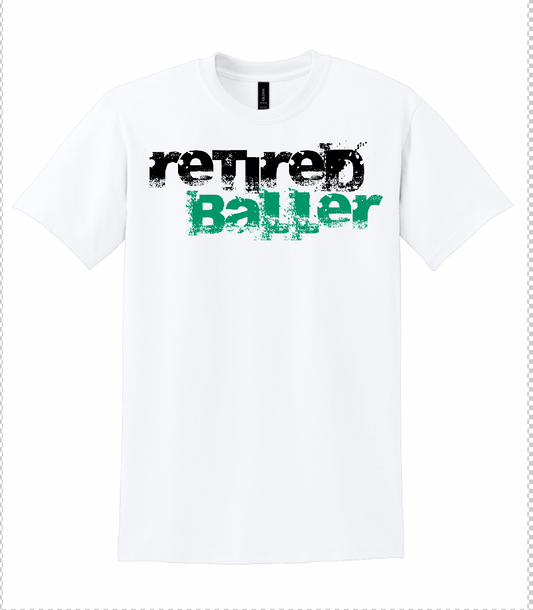 Retired Baller Distressed  Black and Green