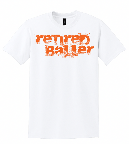 Retired Baller Distressed  Orange