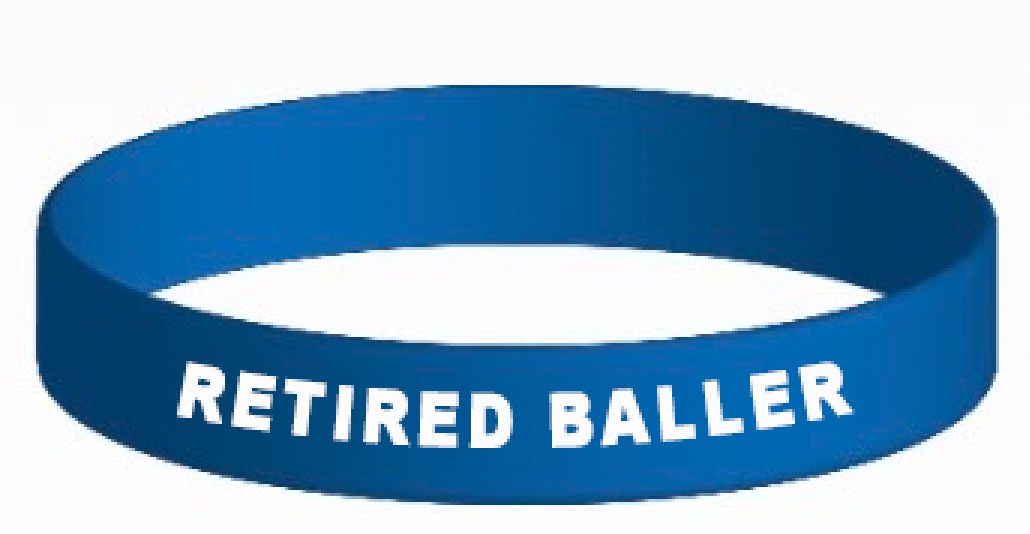 RETIRED BALLER WRIST BAND