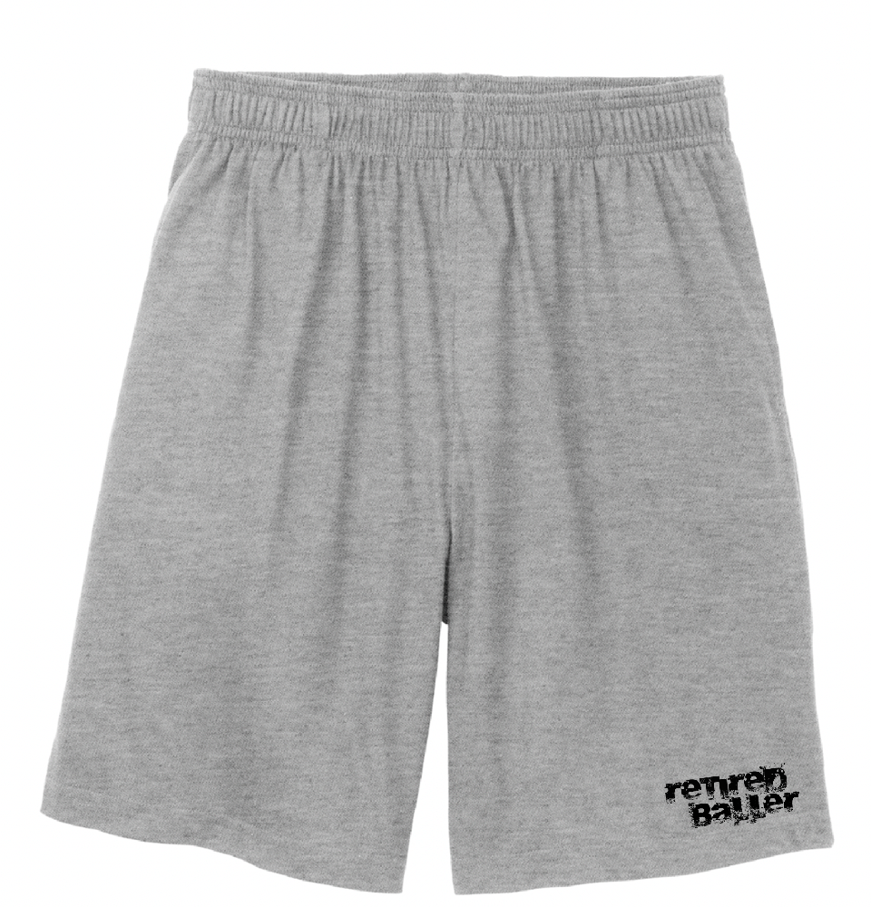 Retired Baller GRAY Cotton Active shorts