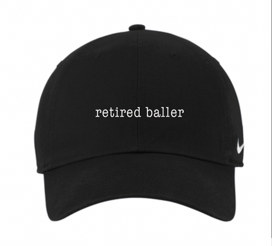 RETIRED BALLER NIKE EMBROIDERED DAD HAT